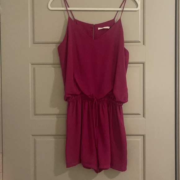 Three eighty two size small fuchsia romper! - Picture 2 of 4